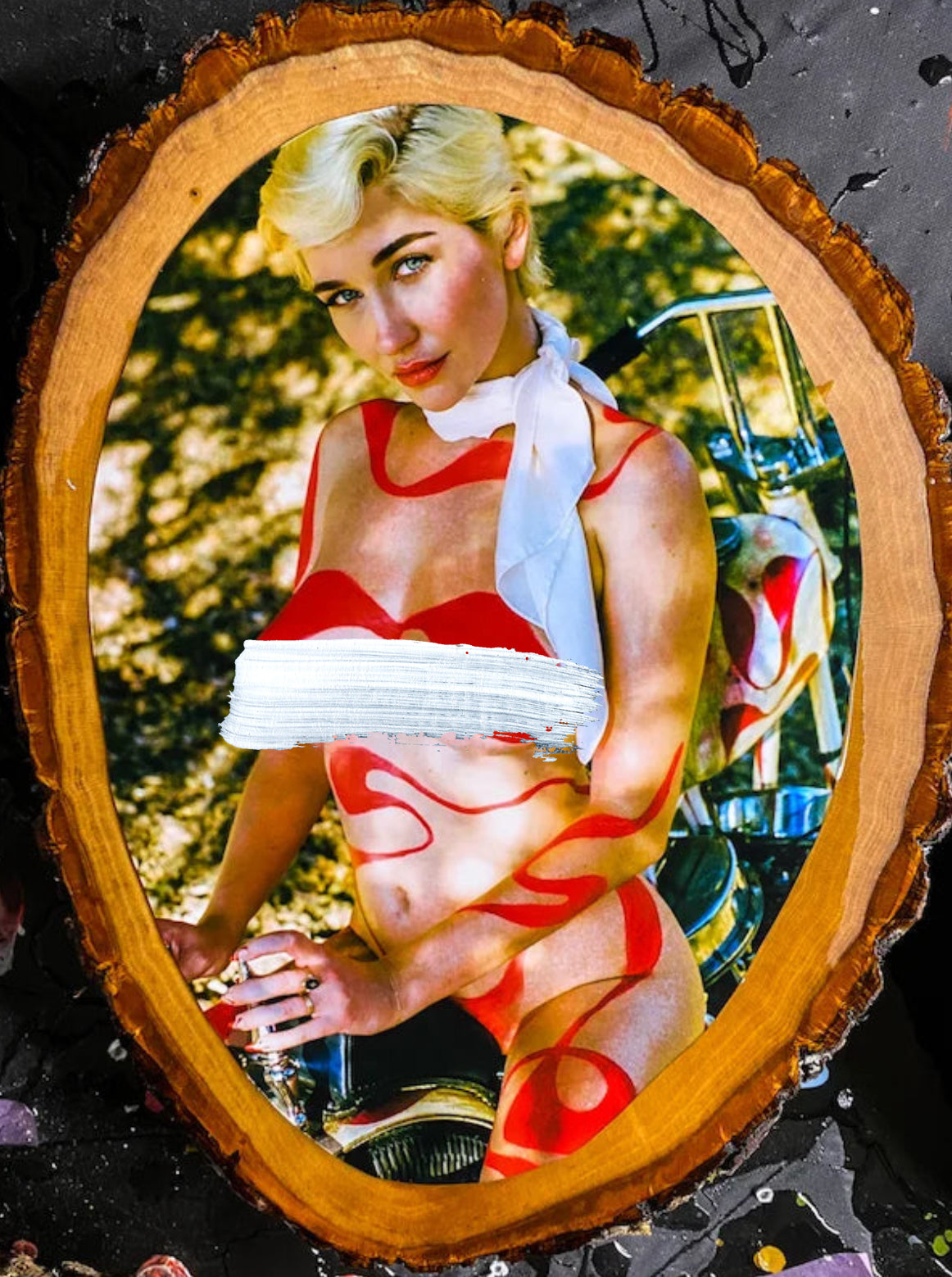 NEW <3 LARGE Woodcut PLXXXV. SKYE 6