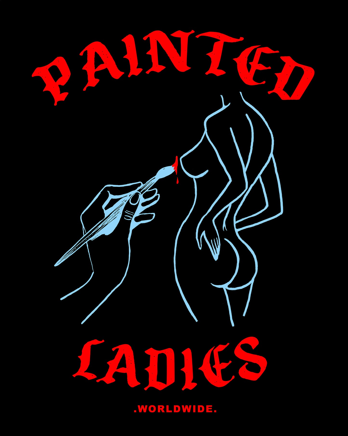 PAINTED LADIES WORLDWIDE TEE