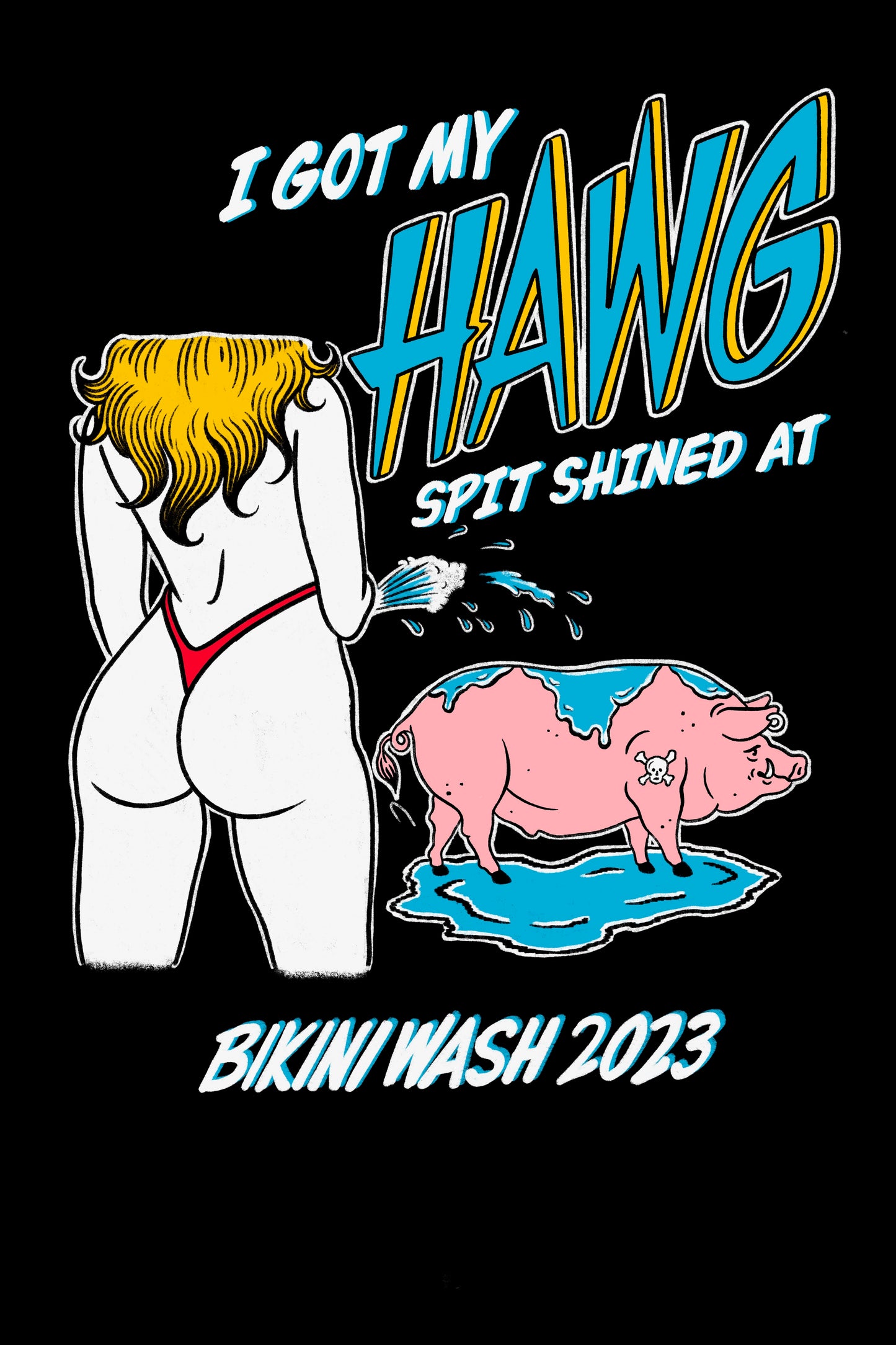 BIKINI HAWG WASH 2023 TEE SHIRT