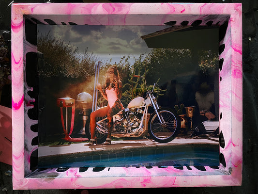 NEW <3  DEEP TRAY Trippy Tray POOLSIDE PINK 2
